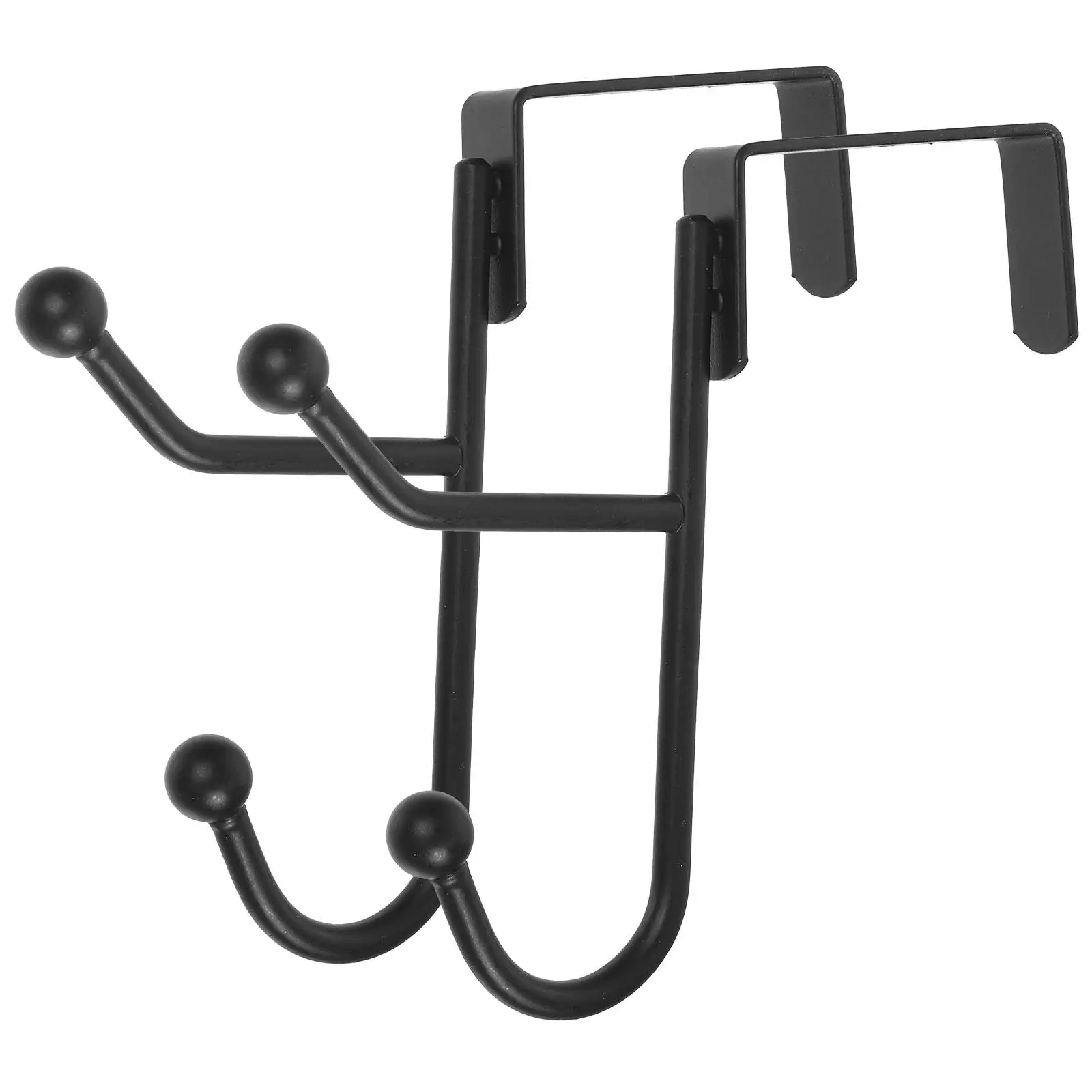 2Pcs Double Layer Hooks over Door Coat Hanger Carbon Steel No Drilling Material Behind Door Storage Solution
2Pcs Double Layer Hooks over Door Coat Hanger Carbon Steel No Drilling Material Behind Door Storage Solution