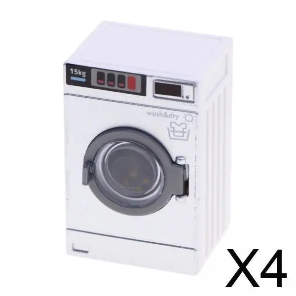 Миниатюрная стиральная машина для кукольного домика, имитация антикварной мебели, белый пластик, масштаб 1:12, для декора ванной комнаты кукольного домика для детей
Миниатюрная стиральная машина для кукольного домика, имитация антикварной мебели, белый пластик, масштаб 1:12, для декора ванной комнаты кукольного домика для детей