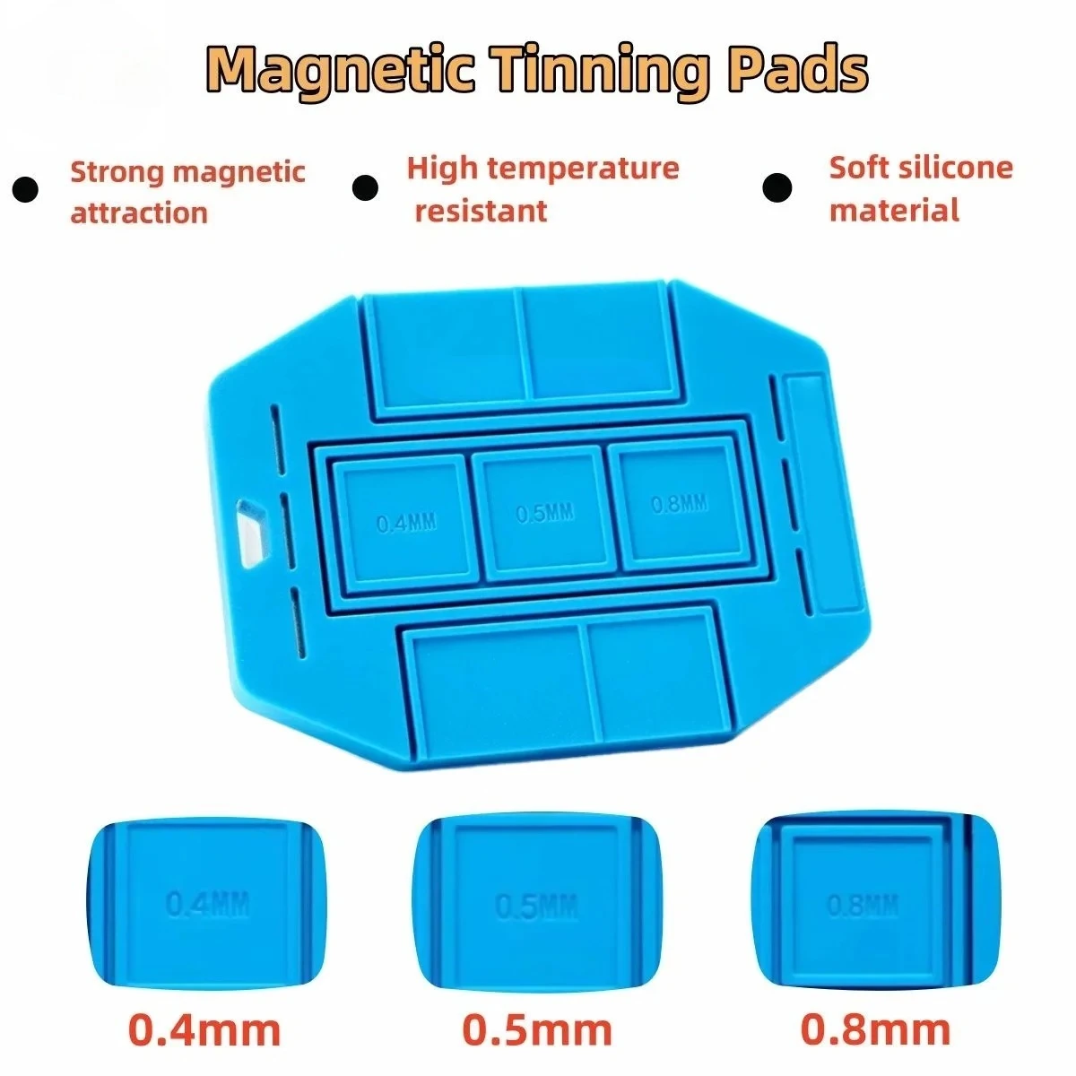 BGA Silicone Pad Universal Magnetic Insulation Stencil Base Tin Planting Platform for CPU IC Chip Soldering BGA Reballing Mat
BGA Silicone Pad Universal Magnetic Insulation Stencil Base Tin Planting Platform for CPU IC Chip Soldering BGA Reballing Mat