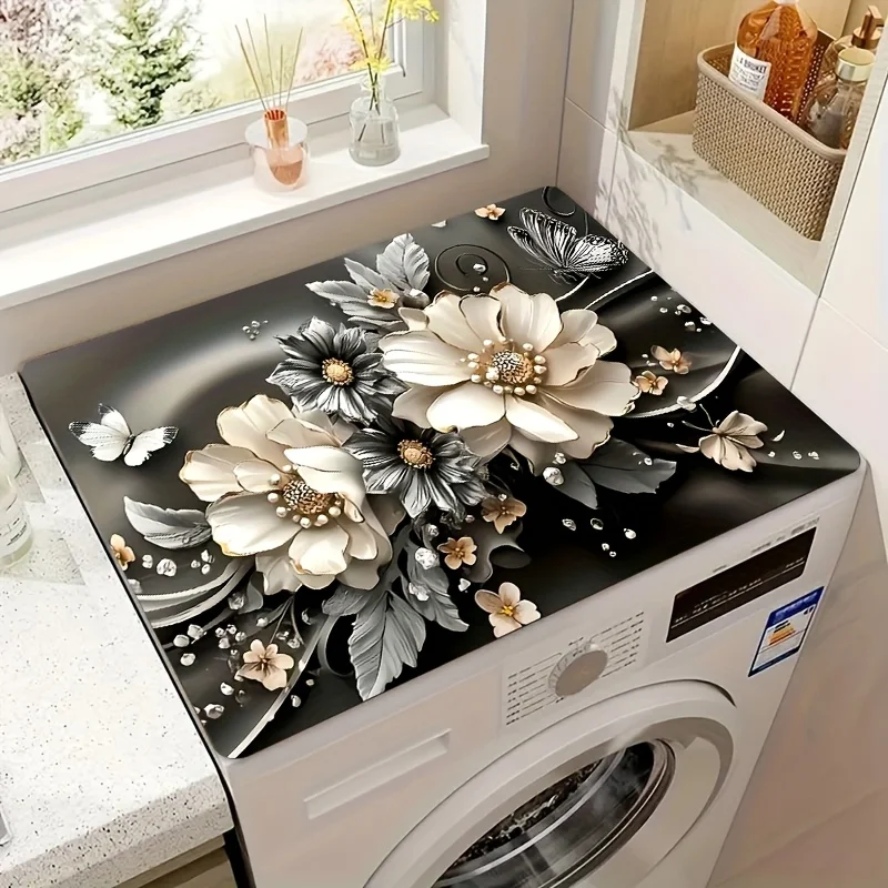 1pc Beautiful Floral Pattern Washing Machine Top Cover Mat, Kitchen Placemat Suitable for Laundry Room, Kitchen
1pc Beautiful Floral Pattern Washing Machine Top Cover Mat, Kitchen Placemat Suitable for Laundry Room, Kitchen