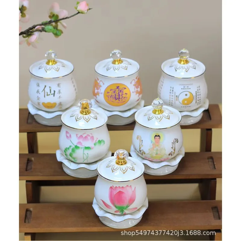 X5-15 ceramic offering cup for home use - offering cup for guanyin, holy water cup lotus water purification
X5-15 ceramic offering cup for home use - offering cup for guanyin, holy water cup lotus water purification