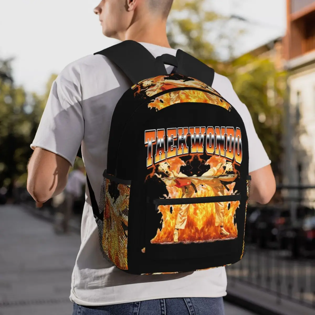 Taekwondo Karate 90s Style Backpack Daypack Large Capacity Boys Girls BookBag School Bag Shoulder Bags for Men Women
Taekwondo Karate 90s Style Backpack Daypack Large Capacity Boys Girls BookBag School Bag Shoulder Bags for Men Women
