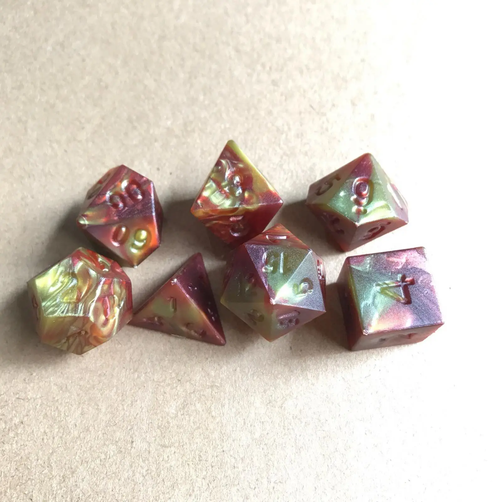 7Pcs Double Color Multi Sided Dice Play Gaming Dice D8 D10(0-9) D10(10-90)
7Pcs Double Color Multi Sided Dice Play Gaming Dice D8 D10(0-9) D10(10-90)