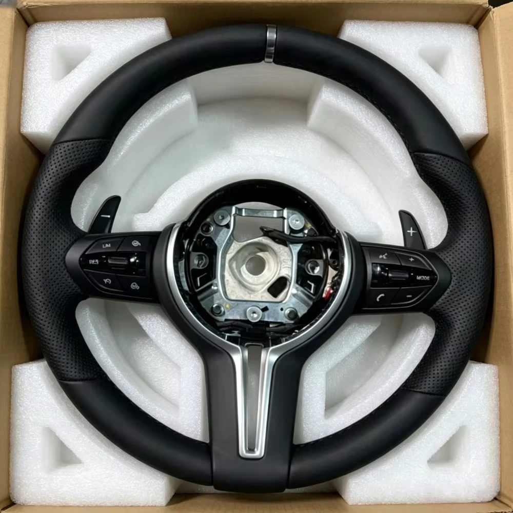 With Silvery Mark M Series For BMW M3 M5 F20 F22 F23 F30 F33 F34 X1 F48 X5 F15 X3 F25 F80 E90 E70 E84 Interior Steering Wheel
With Silvery Mark M Series For BMW M3 M5 F20 F22 F23 F30 F33 F34 X1 F48 X5 F15 X3 F25 F80 E90 E70 E84 Interior Steering Wheel