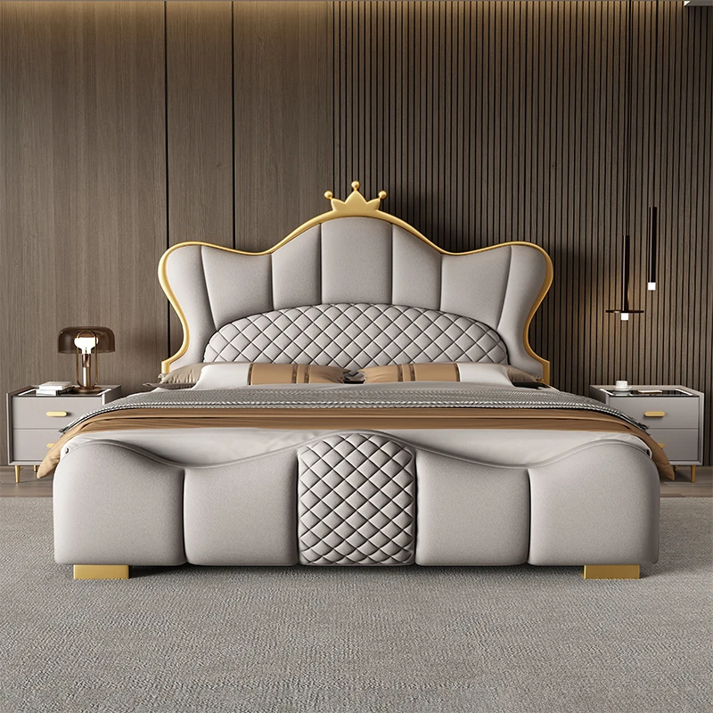 Modern Luxury Double Bed Wooden Soft Storage Floor Frame Double Bed Princesse Space Saving Camas De Dormitorio Bedroom Furniture
Modern Luxury Double Bed Wooden Soft Storage Floor Frame Double Bed Princesse Space Saving Camas De Dormitorio Bedroom Furniture