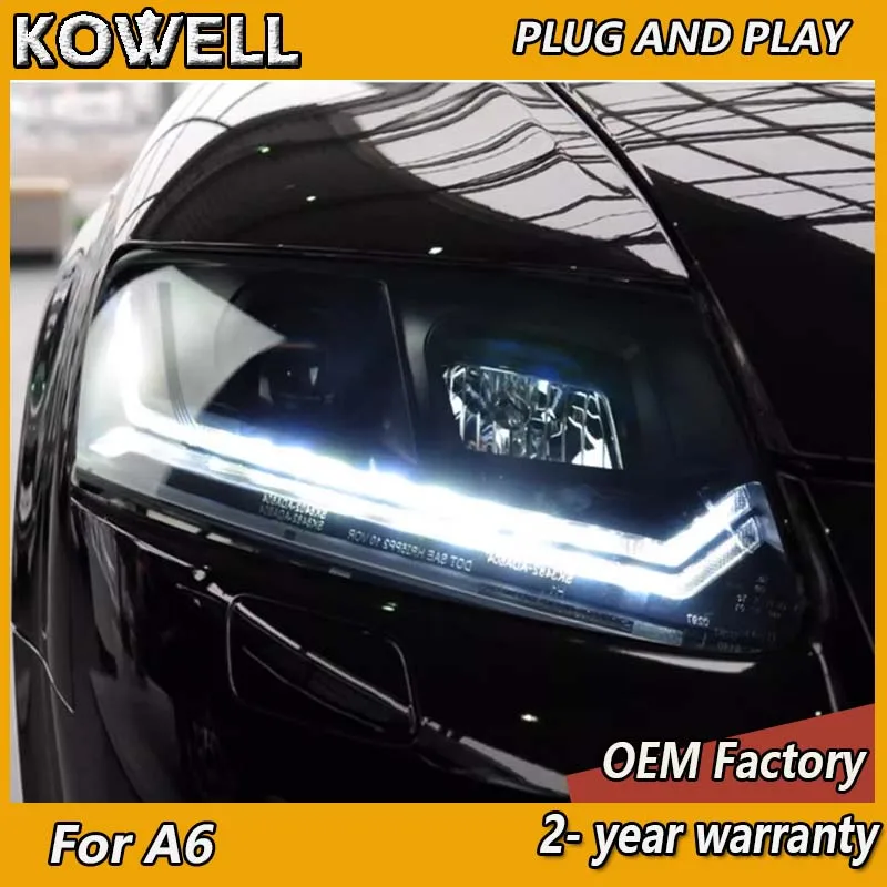 Car Styling for Audi A6 Headlight 2004-2011 A6 Head Light C5 C6 DRL Turn Signal Low High Beam Projector Lens
Car Styling for Audi A6 Headlight 2004-2011 A6 Head Light C5 C6 DRL Turn Signal Low High Beam Projector Lens