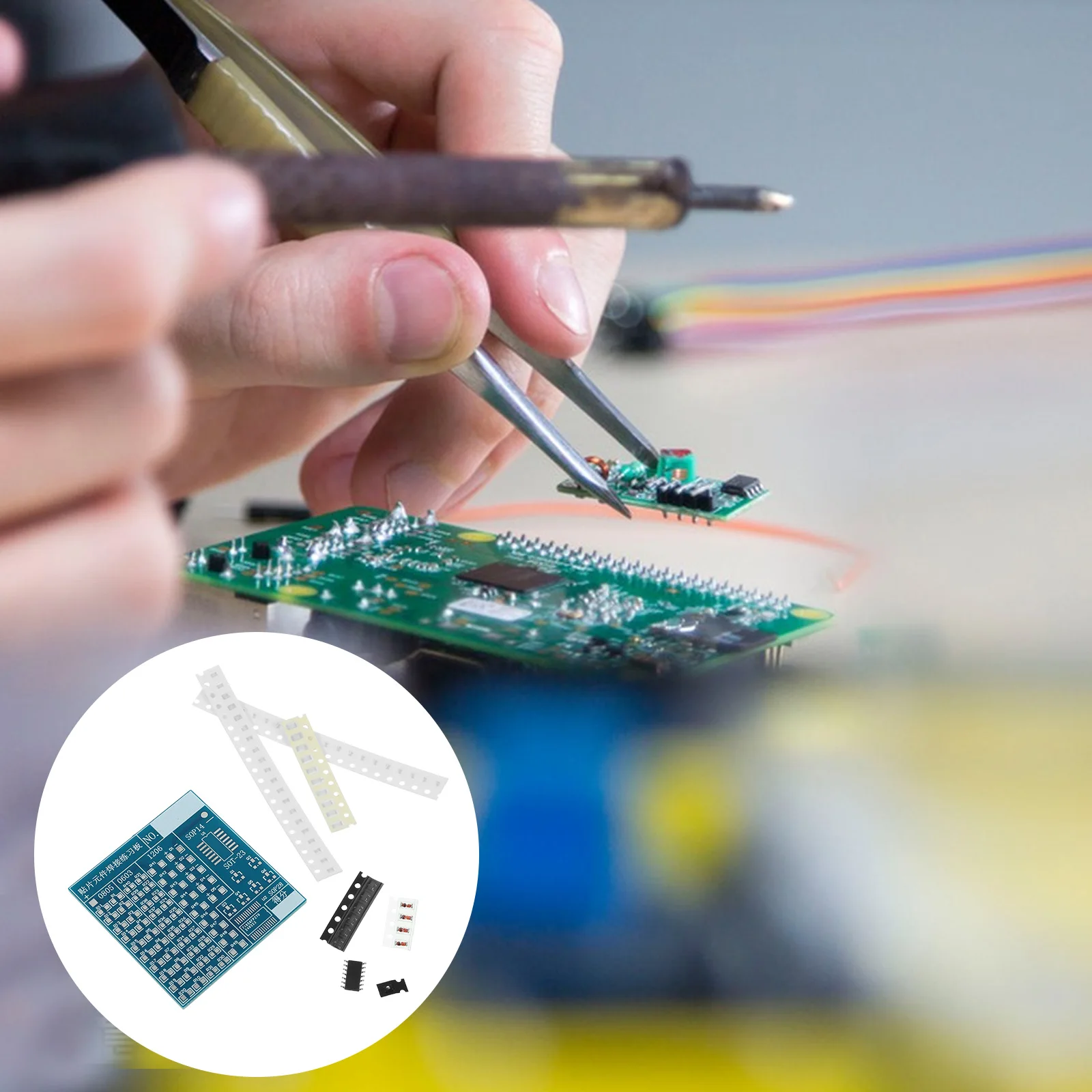 2 Sets Soldering Practice Kits for Beginners Adults Circuit Board DIY Electronic Component Teaching Supplies Projects
2 Sets Soldering Practice Kits for Beginners Adults Circuit Board DIY Electronic Component Teaching Supplies Projects