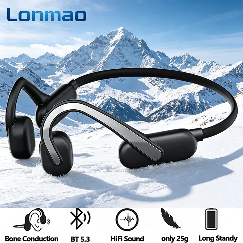 LonMao Bone Conduction Bluetooth Headphone Sports Waterproof Wireless Headset with Mic Ear Hook TWS Bass Hifi Stereo Earphone
LonMao Bone Conduction Bluetooth Headphone Sports Waterproof Wireless Headset with Mic Ear Hook TWS Bass Hifi Stereo Earphone