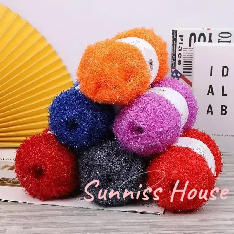 100g Glass Fiber Sparkling Light DIY Handicraft Weaving Material DIY Yarn Ball Silk Thread Dishwashing Towel Shiny Silk Thread
100g Glass Fiber Sparkling Light DIY Handicraft Weaving Material DIY Yarn Ball Silk Thread Dishwashing Towel Shiny Silk Thread