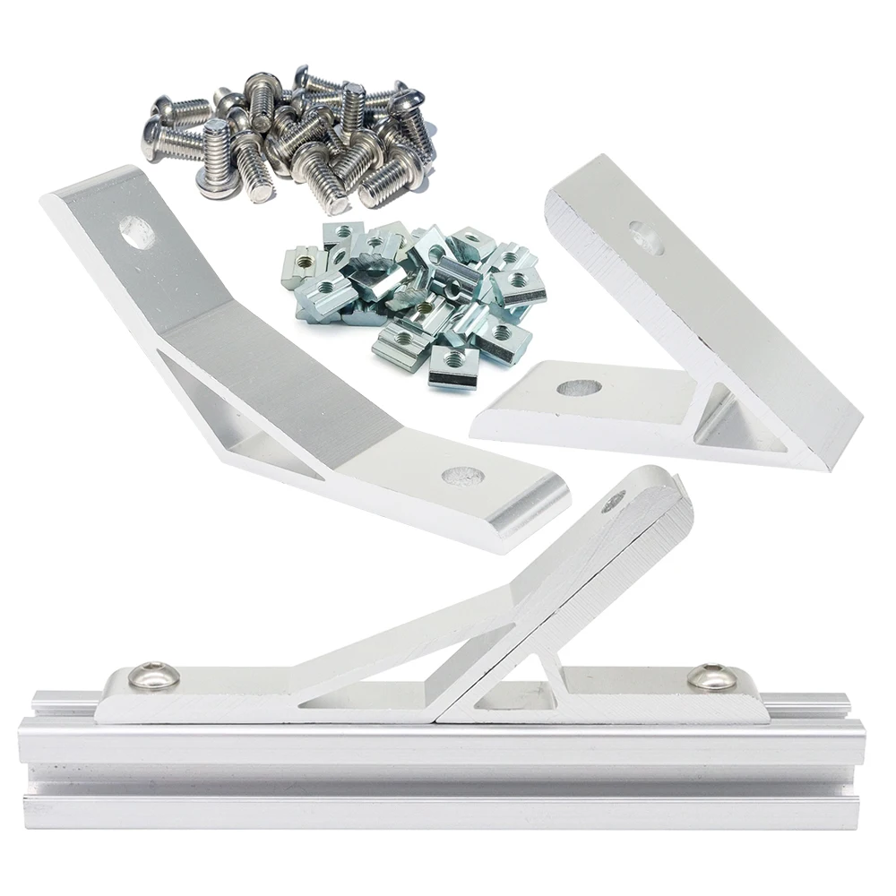 8Pcs 45 Degree 135deg 1010 Angle Bracket 10 Series Aluminum Extrusion Corner 45° Joint Connector for 1 inch Extruded Profile
8Pcs 45 Degree 135deg 1010 Angle Bracket 10 Series Aluminum Extrusion Corner 45° Joint Connector for 1 inch Extruded Profile