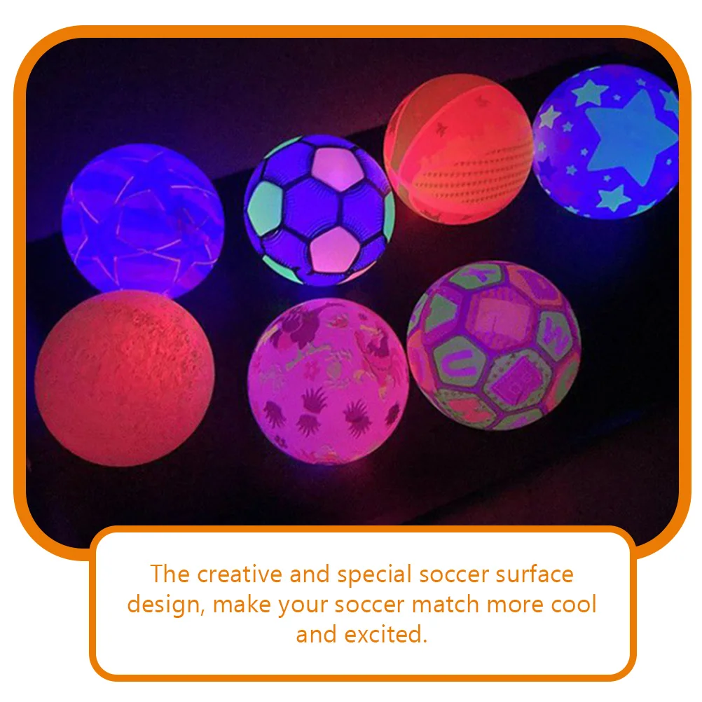 2pcs Glowing Soccer Toys Colorful Soccer Ball Boys Football Kids Night Outdoor Sports Entertainment Small Glow in Dark
2pcs Glowing Soccer Toys Colorful Soccer Ball Boys Football Kids Night Outdoor Sports Entertainment Small Glow in Dark