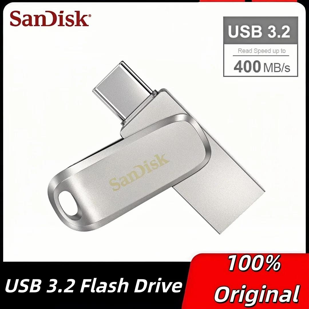 SanDisk SDDDC4 USB Flash Drive 1TB 512GB 256GB 128GB 64GB USB3.2 Flash Drive Ultra Dual Drive Luxe Memory Stick Metal U Disk
SanDisk SDDDC4 USB Flash Drive 1TB 512GB 256GB 128GB 64GB USB3.2 Flash Drive Ultra Dual Drive Luxe Memory Stick Metal U Disk