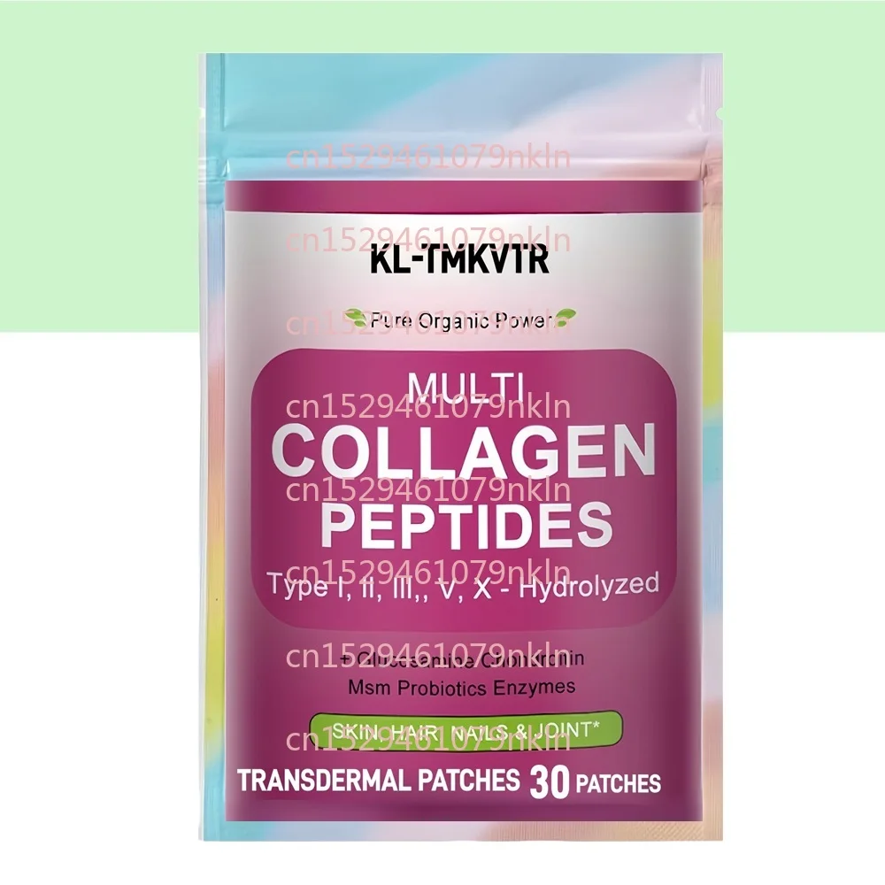 30 трансдермальных патчей с мультиколлагеновыми пептидами, биотином, витамином С и гиалуроновой кислотой для поддержки кожи, волос, ногтей и суставов
30 трансдермальных патчей с мультиколлагеновыми пептидами, биотином, витамином С и гиалуроновой кислотой для поддержки кожи, волос, ногтей и суставов