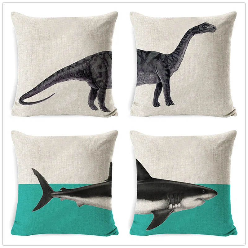Split Shark Cotton Linen Linen Pillowcase Giant Dinosaur Pillows Case for Living Room Double Bed Cushions Cover Sofa Boy Room
Split Shark Cotton Linen Linen Pillowcase Giant Dinosaur Pillows Case for Living Room Double Bed Cushions Cover Sofa Boy Room