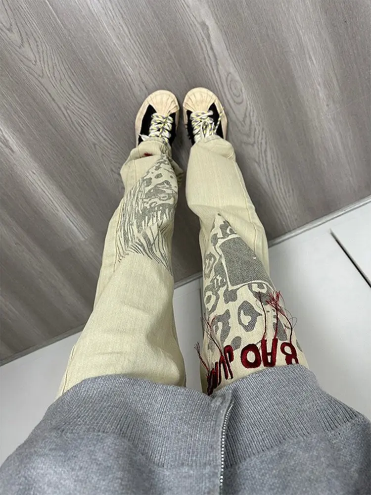 High Waist Yellow Clay Denim Wide Leg Pants Women's Spring Autumn Trendy Vintage Slim Straight Unique Design Sensation Jeans
High Waist Yellow Clay Denim Wide Leg Pants Women's Spring Autumn Trendy Vintage Slim Straight Unique Design Sensation Jeans