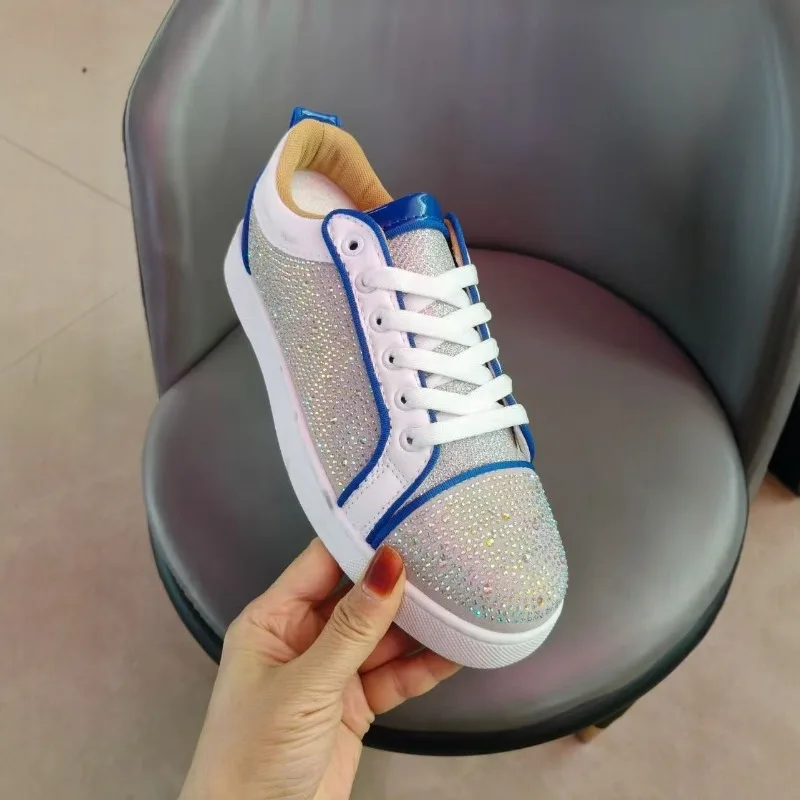 Fashion Women's Shoes Luxury Rhinestone Casual Shoes for Woman Exquisite Lace Chunky Sneakers Designer Shoes Zapatos De Mujer
Fashion Women's Shoes Luxury Rhinestone Casual Shoes for Woman Exquisite Lace Chunky Sneakers Designer Shoes Zapatos De Mujer
