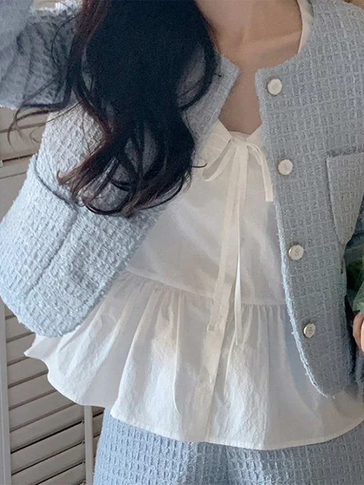 Doll Collar Shirt Women Loose Cute Lace Up French Tops Female Spring Summer Fashion Long Sleeves Solid White Shirts Lady
Doll Collar Shirt Women Loose Cute Lace Up French Tops Female Spring Summer Fashion Long Sleeves Solid White Shirts Lady