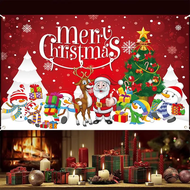 Christmas Wall Banner Decor Christmas Banners For Inside Santa Claus Snowman Wall Banner Ornament Outdoor Photography Scene
Christmas Wall Banner Decor Christmas Banners For Inside Santa Claus Snowman Wall Banner Ornament Outdoor Photography Scene