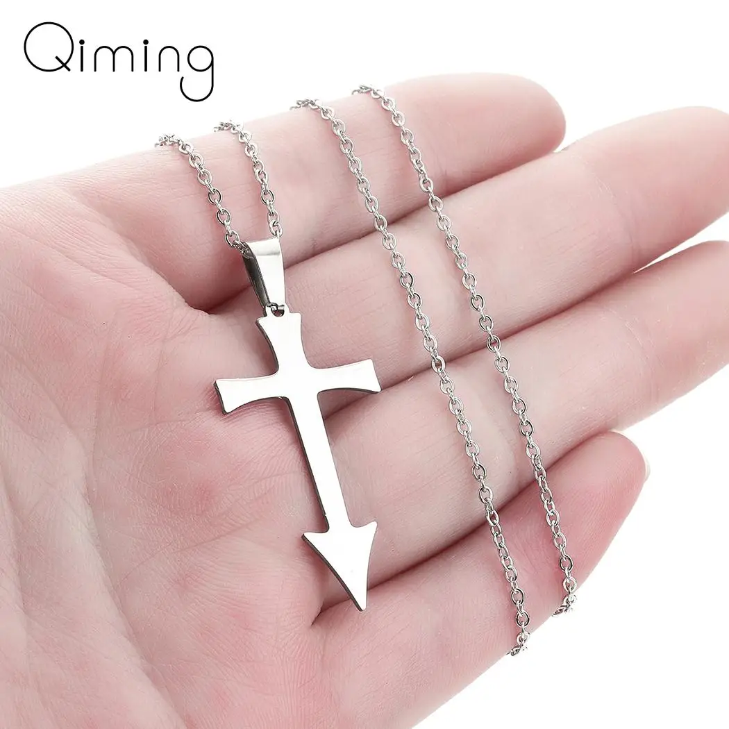 Stainless Steel Taylor Momsen Cross Necklace For Women Men Minimalist Jesus Christ Pendant Necklace
Stainless Steel Taylor Momsen Cross Necklace For Women Men Minimalist Jesus Christ Pendant Necklace