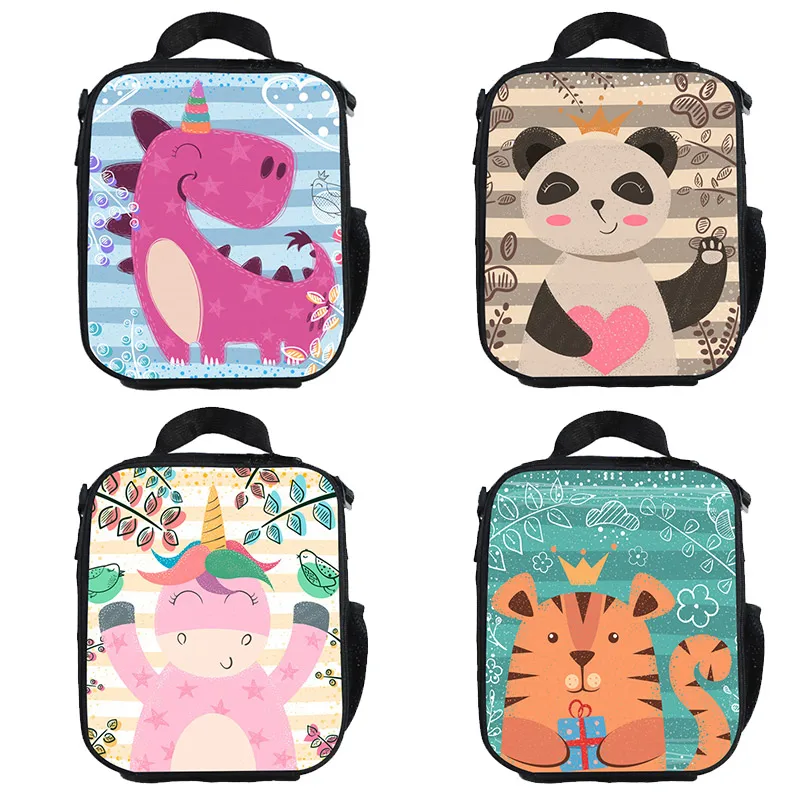 Cute Cartoon Dinosaur Panda Unicorn Print Lunch Bag Kawaii Panda Crossbody Bags Kids Picnic Bag Boys Girls Insulated Lunch Boxes
Cute Cartoon Dinosaur Panda Unicorn Print Lunch Bag Kawaii Panda Crossbody Bags Kids Picnic Bag Boys Girls Insulated Lunch Boxes