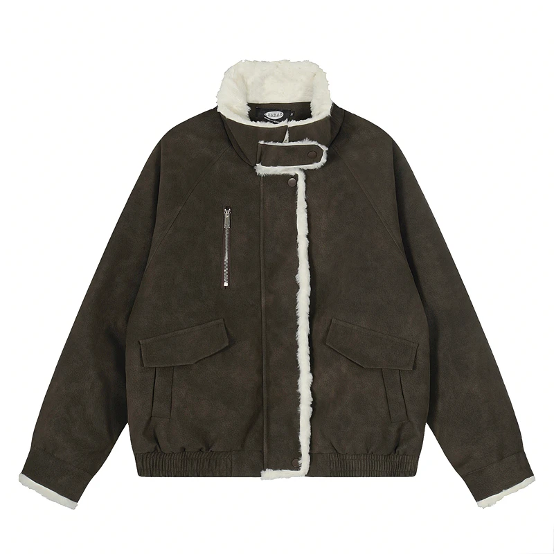 GXFortune американский замшевый джемпер в стиле ретро с Fce свободного покроя для мужчин и женщин, модное и теплое хлопковое пальто
GXFortune американский замшевый джемпер в стиле ретро с Fce свободного покроя для мужчин и женщин, модное и теплое хлопковое пальто