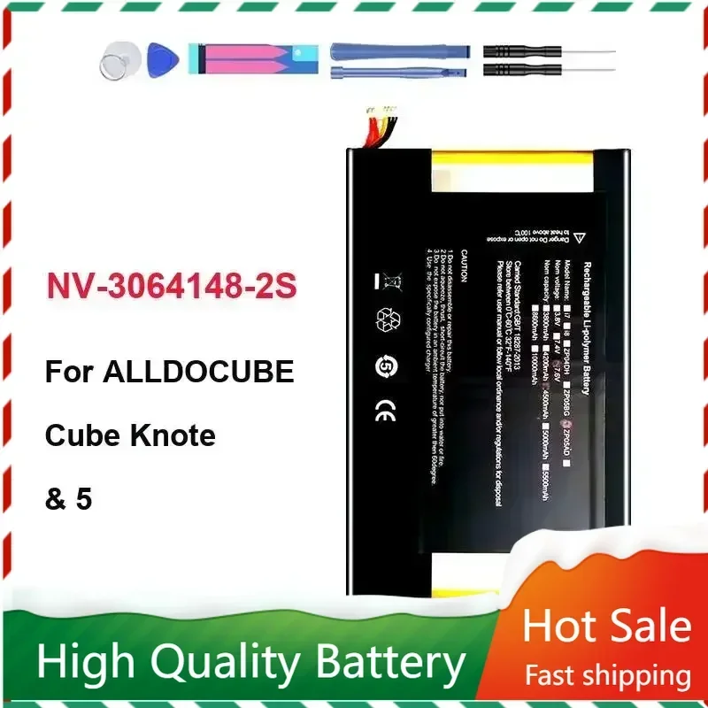Аккумулятор 4200 мАч для ALLDOCUBE для Cube KNote 5 KNote5, аккумулятор для планшетного ПК + бесплатные инструменты 
Аккумулятор 4200 мАч для ALLDOCUBE для Cube KNote 5 KNote5, аккумулятор для планшетного ПК + бесплатные инструменты