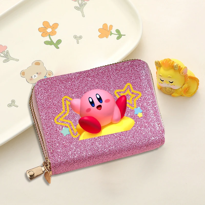 Cute Kirbied Solid Color Women Card Bag Double Zipper Starry Shiny Wallet Fashion Multi-card Slot Coin Purse Accordion Girl Gift
Cute Kirbied Solid Color Women Card Bag Double Zipper Starry Shiny Wallet Fashion Multi-card Slot Coin Purse Accordion Girl Gift