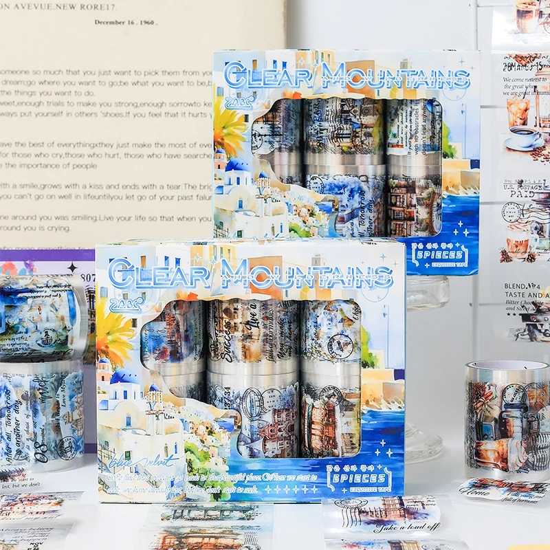 Mr. Paper Mr. Paper's Mountain Wild and Clear Tape Set cute stationary supplies washi tape set Children's Gifts for Students
Mr. Paper Mr. Paper's Mountain Wild and Clear Tape Set cute stationary supplies washi tape set Children's Gifts for Students