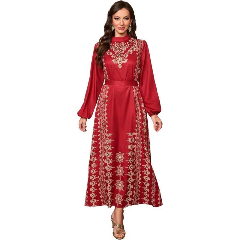 Muslim Moroccan Kaftan Abaya for Women Full Length Dubai Robe Ramadan Prayer Dress Islamic Traditional Wear
Muslim Moroccan Kaftan Abaya for Women Full Length Dubai Robe Ramadan Prayer Dress Islamic Traditional Wear