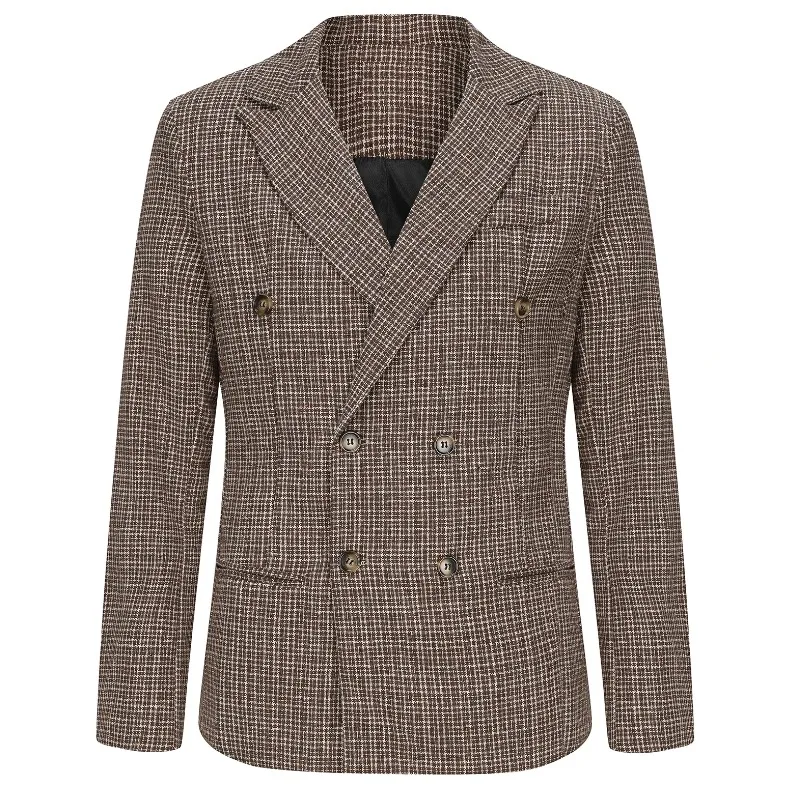 2024 New Men's Casual Suit Fashion Versatile Slim Fit Double Breasted Suit Top Men's Solid Color Clothing Coat
2024 New Men's Casual Suit Fashion Versatile Slim Fit Double Breasted Suit Top Men's Solid Color Clothing Coat