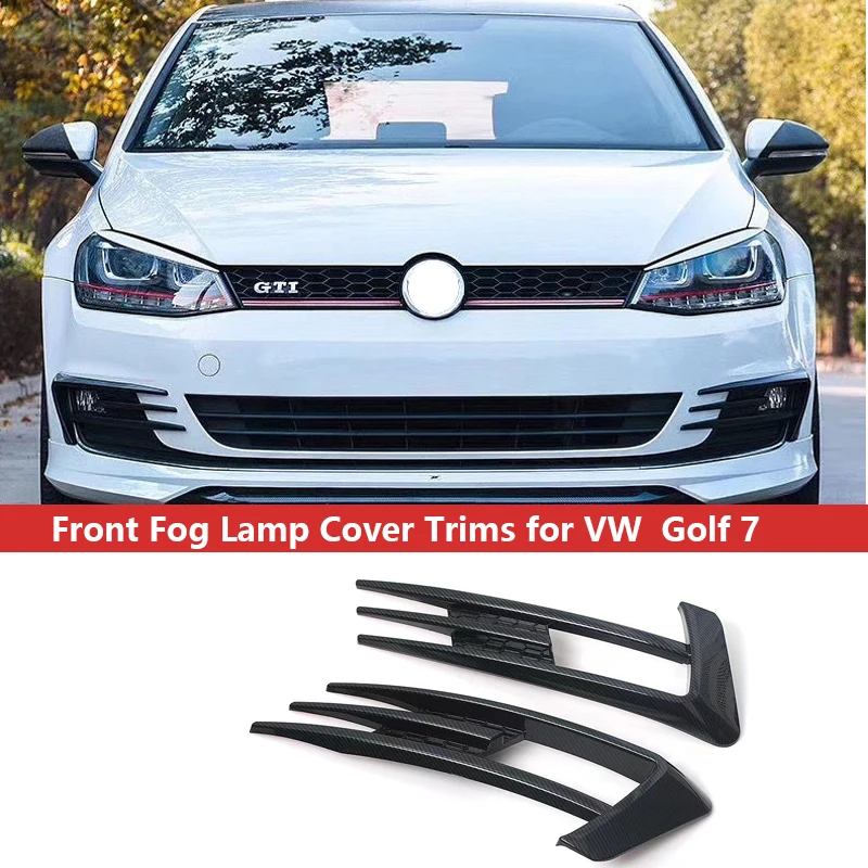 carbon look Front Fog Lamp Cover Trims Front Bumper Fog Light Grilles Frame Eyebrow Eyelid Sticke For VW Golf 7 MK7 Golf7 MK7.5
carbon look Front Fog Lamp Cover Trims Front Bumper Fog Light Grilles Frame Eyebrow Eyelid Sticke For VW Golf 7 MK7 Golf7 MK7.5