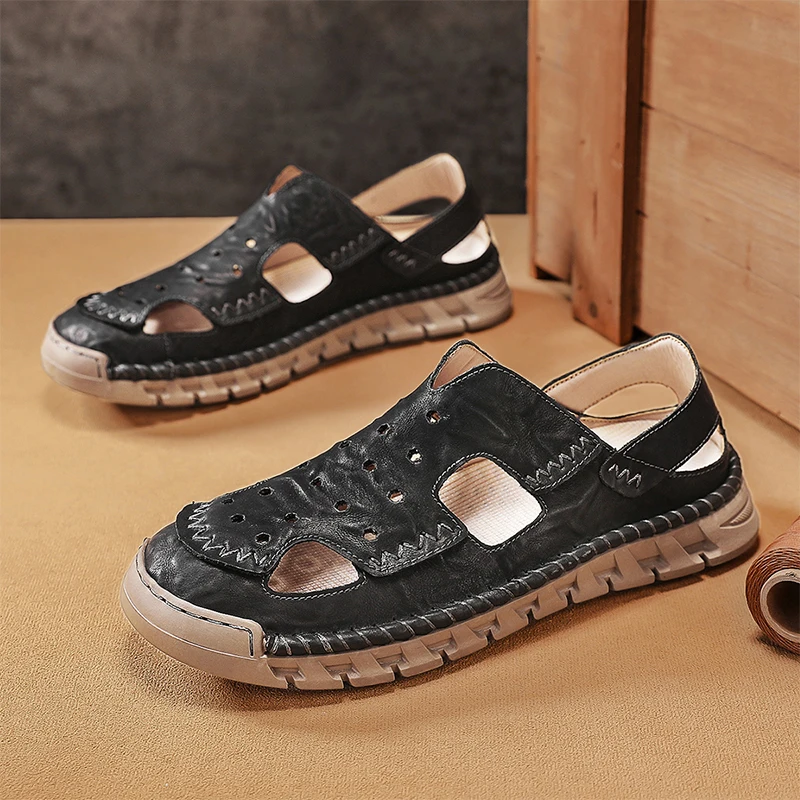 Men's Sandals Comfortable Casual Outdoor Indoor Lightweight Non-Slip Breathable Summer Quick Drying Sandals for Male
Men's Sandals Comfortable Casual Outdoor Indoor Lightweight Non-Slip Breathable Summer Quick Drying Sandals for Male