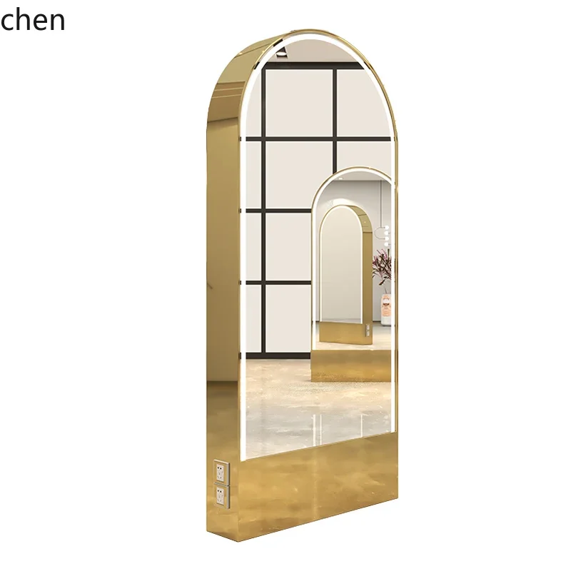 b7- hairdresser mirror table single and double-sided floor-to-ceiling hairdresser with lamp perm and dye hair cutting mirror
b7- hairdresser mirror table single and double-sided floor-to-ceiling hairdresser with lamp perm and dye hair cutting mirror