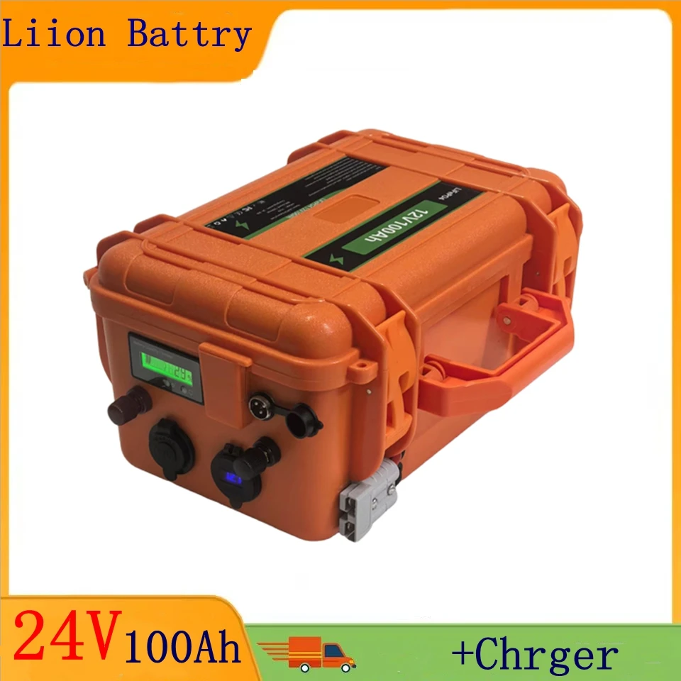 Batterie lithium-polymère étanche 24V, 100Ah, avec chargeur 10A, pour vélo de Sicile, compatible avec montres électriques 15
Batterie lithium-polymère étanche 24V, 100Ah, avec chargeur 10A, pour vélo de Sicile, compatible avec montres électriques 15