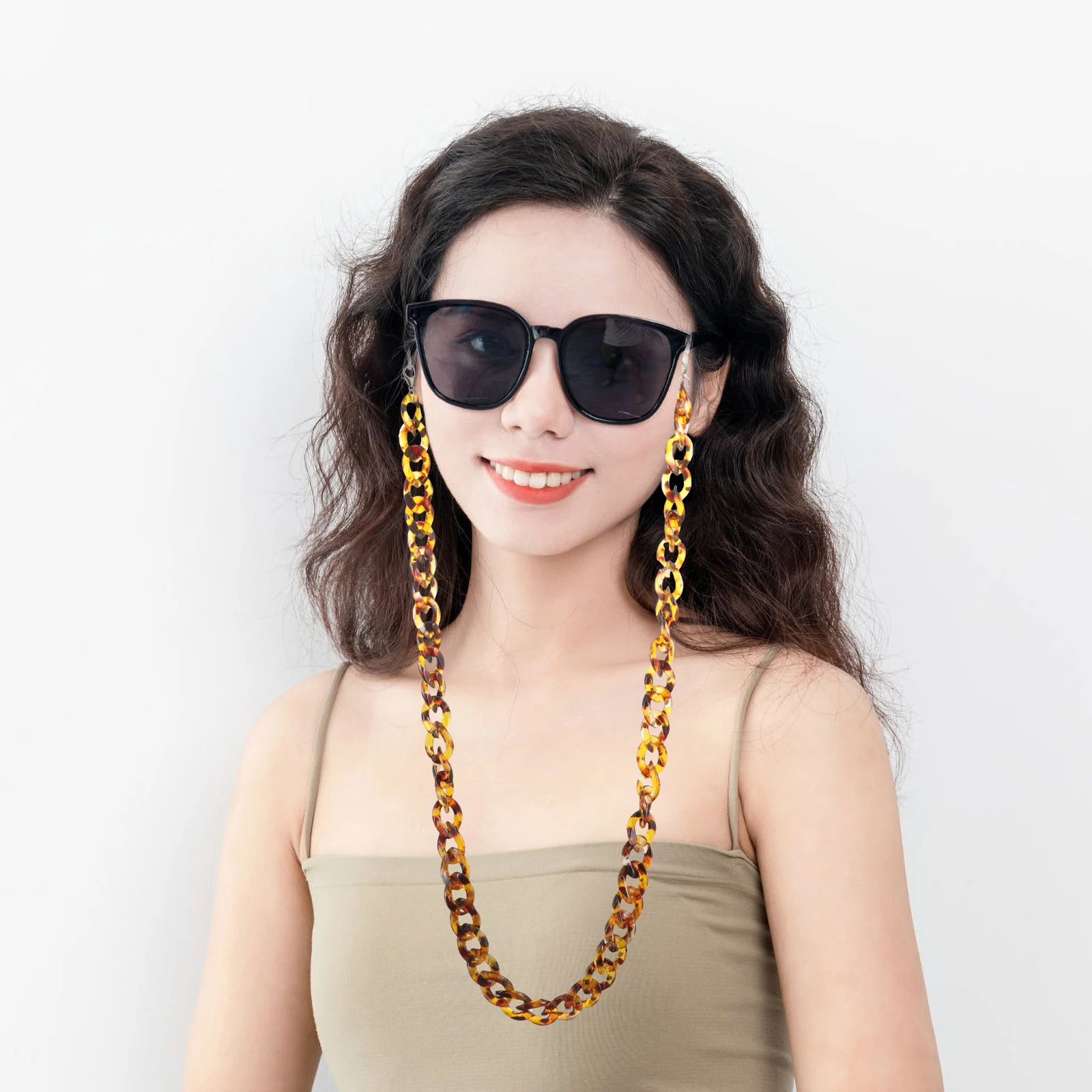 Eyeglass Chain Anti-slip PVC Universal Metal Buckle Glasses Retainer Neck Strap Lanyard Holder For Sports Travel Suitable All
Eyeglass Chain Anti-slip PVC Universal Metal Buckle Glasses Retainer Neck Strap Lanyard Holder For Sports Travel Suitable All