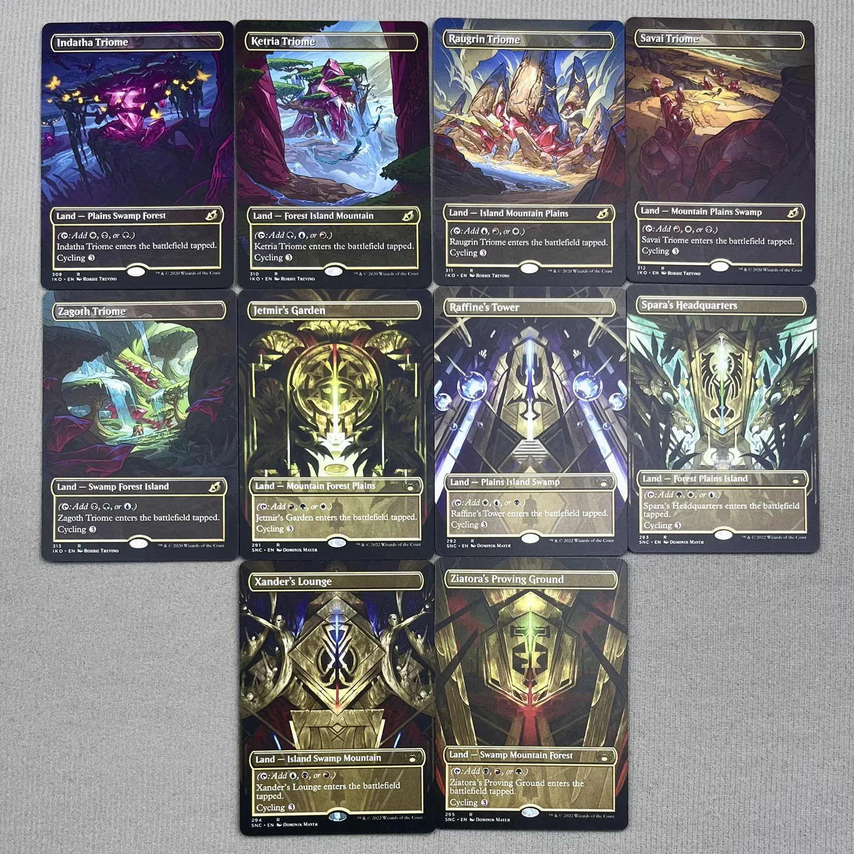 IKO HOLO6-01 TCG Cards for Home Play magical Proxy Indatha Triome Raugrin Triome Zagoth the Triome Raffine's Tower gathering
IKO HOLO6-01 TCG Cards for Home Play magical Proxy Indatha Triome Raugrin Triome Zagoth the Triome Raffine's Tower gathering