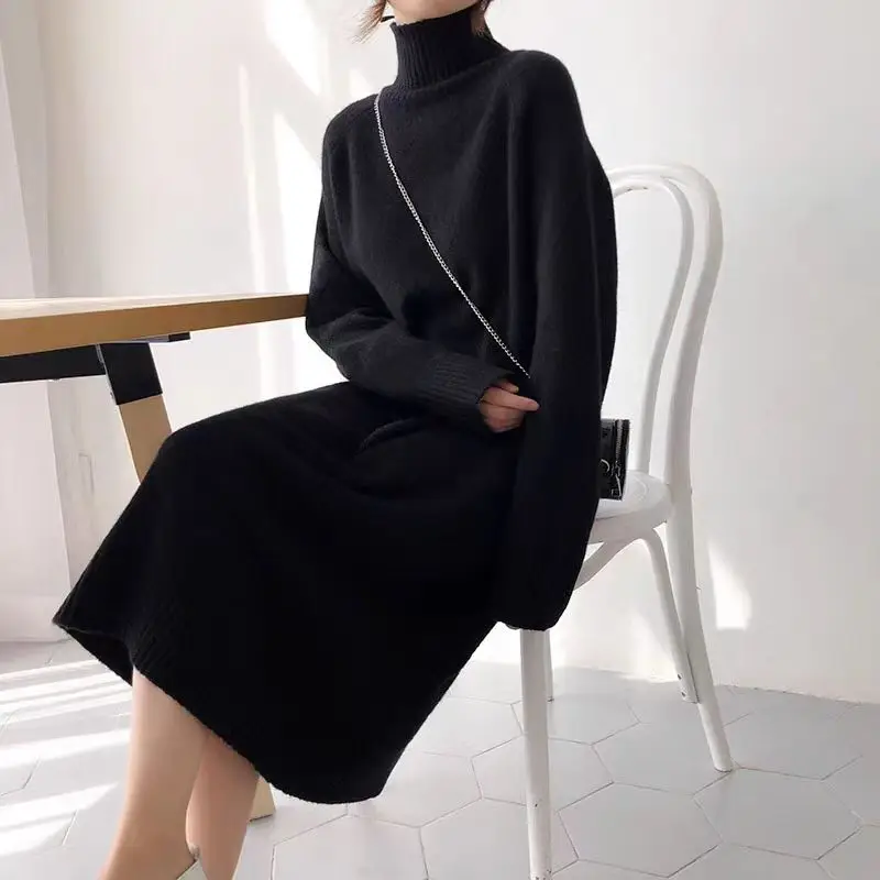 Merino 100% Pure Wool Knitted Sweater Women's Long Dress Casual Fashionable Sweater
Merino 100% Pure Wool Knitted Sweater Women's Long Dress Casual Fashionable Sweater