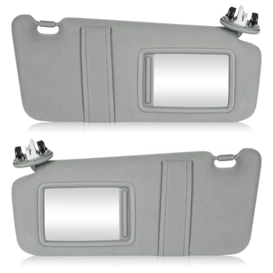 Left and Right Sun Visor with Light for Toyota Camry 2007-2011 with Sunroof Driver and Passenger Side Gray Sunvisor Replace 743
Left and Right Sun Visor with Light for Toyota Camry 2007-2011 with Sunroof Driver and Passenger Side Gray Sunvisor Replace 743