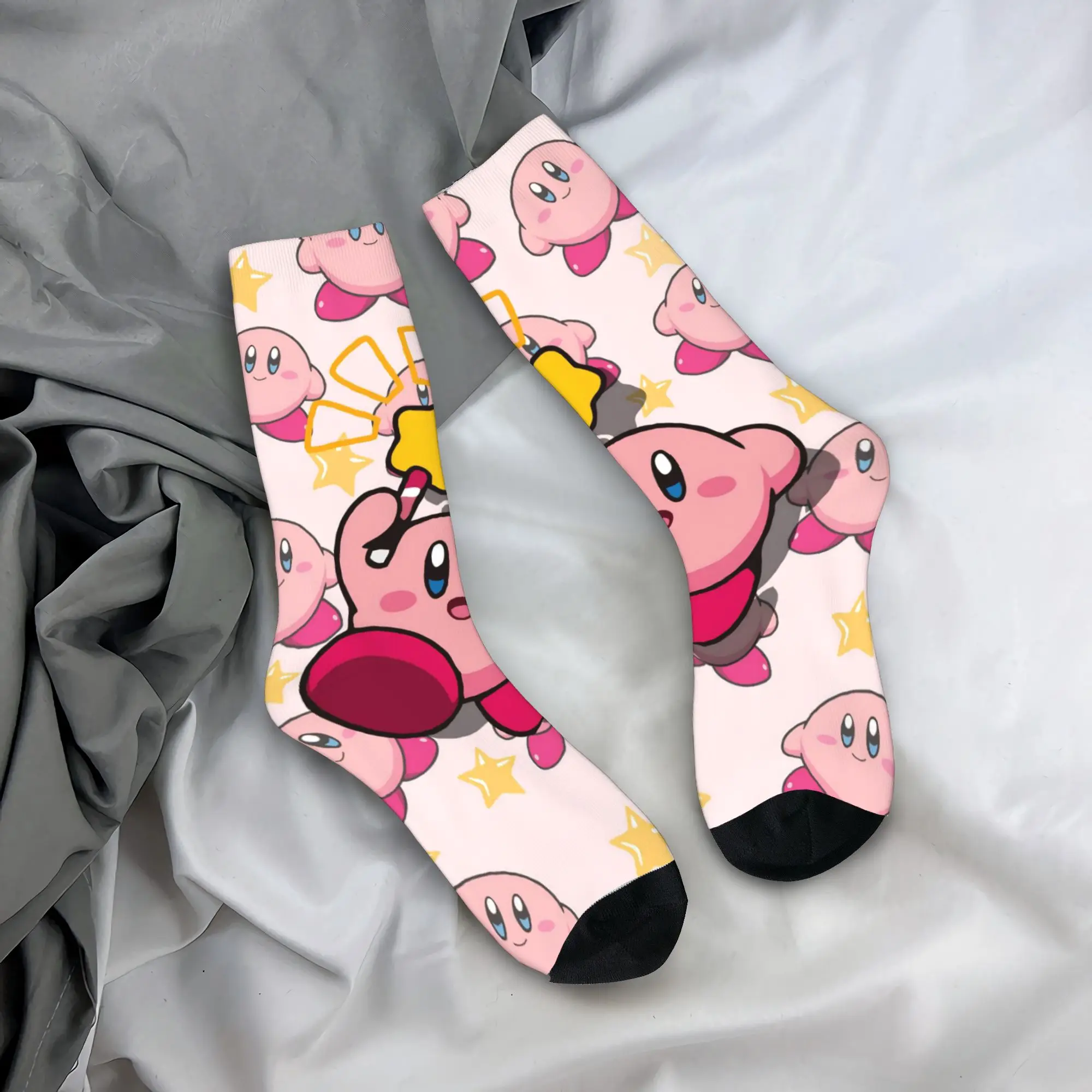 Мужчины Женщины розовые Кирби забавные игровые наряды Носки Уютные носки Симпатичные для праздничной одежды
Мужчины Женщины розовые Кирби забавные игровые наряды Носки Уютные носки Симпатичные для праздничной одежды