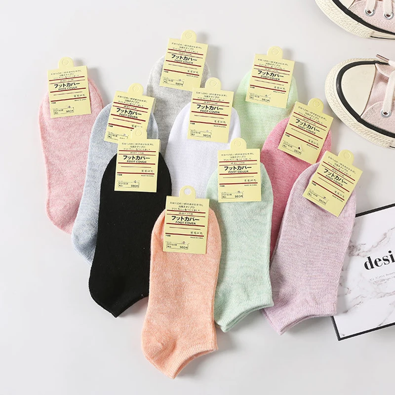5Pairs Cotton Socks Funning Cute Candy Color Sports Breathable Socks Leisure Comfortable Large Size Home Socks For Men And Women
5Pairs Cotton Socks Funning Cute Candy Color Sports Breathable Socks Leisure Comfortable Large Size Home Socks For Men And Women
