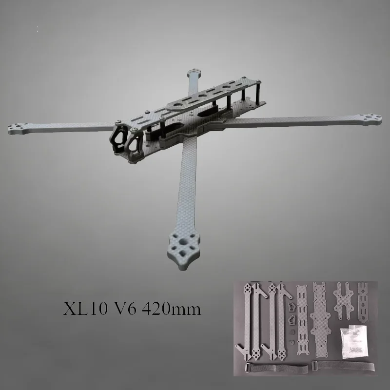 XL10 V6 420mm 10inch FPV Drone Frame Kit | Super Long Range | HD True-X Carbon Fiber Frame | 8mm Arm | Compatible DJI O3/VISTA |
XL10 V6 420mm 10inch FPV Drone Frame Kit | Super Long Range | HD True-X Carbon Fiber Frame | 8mm Arm | Compatible DJI O3/VISTA |