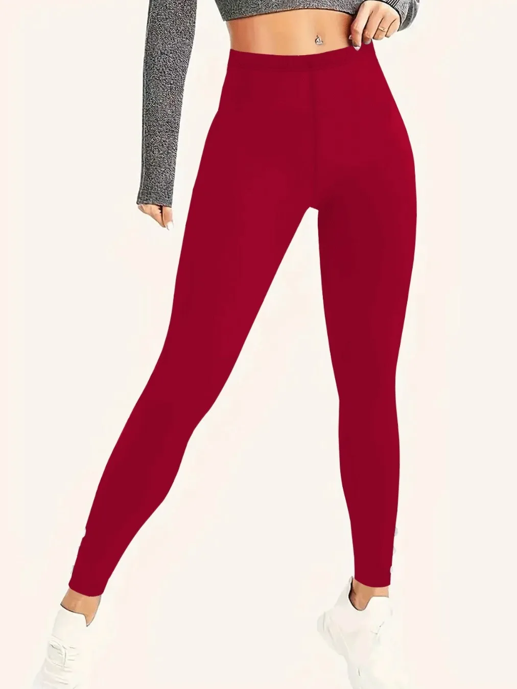 Faionable Slim Fit Elastic Sports Yoga Pants Running Trousers Morning Exercise Bla Color Slimming Effect Seven/Nine Length
Faionable Slim Fit Elastic Sports Yoga Pants Running Trousers Morning Exercise Bla Color Slimming Effect Seven/Nine Length