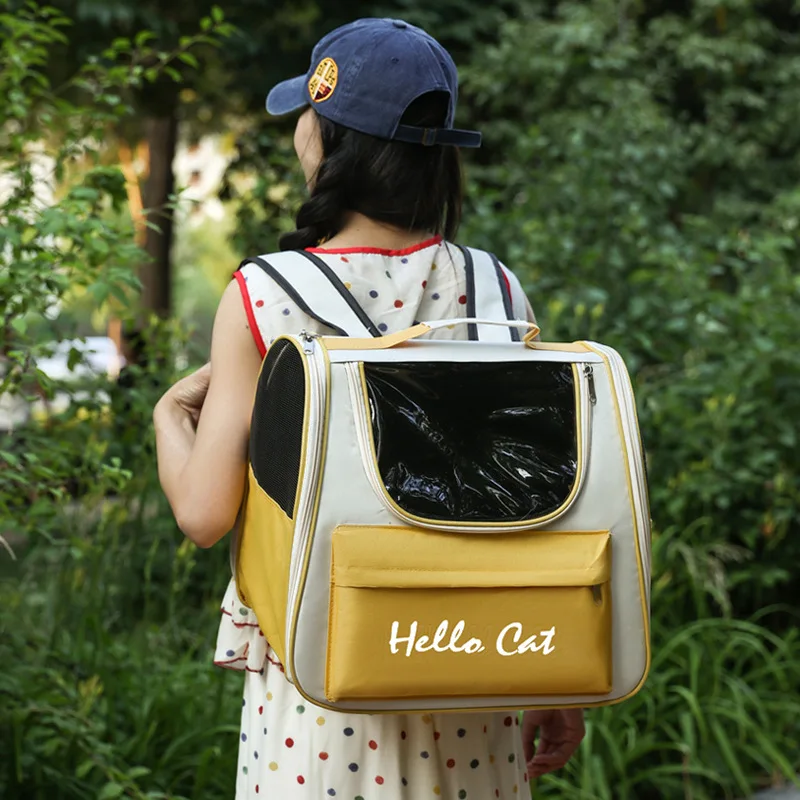 Large Capacity Portable Breathable Pet Backpack for Cats and Small Dogs with Dual Carrying Options for Outdoor Use
Large Capacity Portable Breathable Pet Backpack for Cats and Small Dogs with Dual Carrying Options for Outdoor Use
