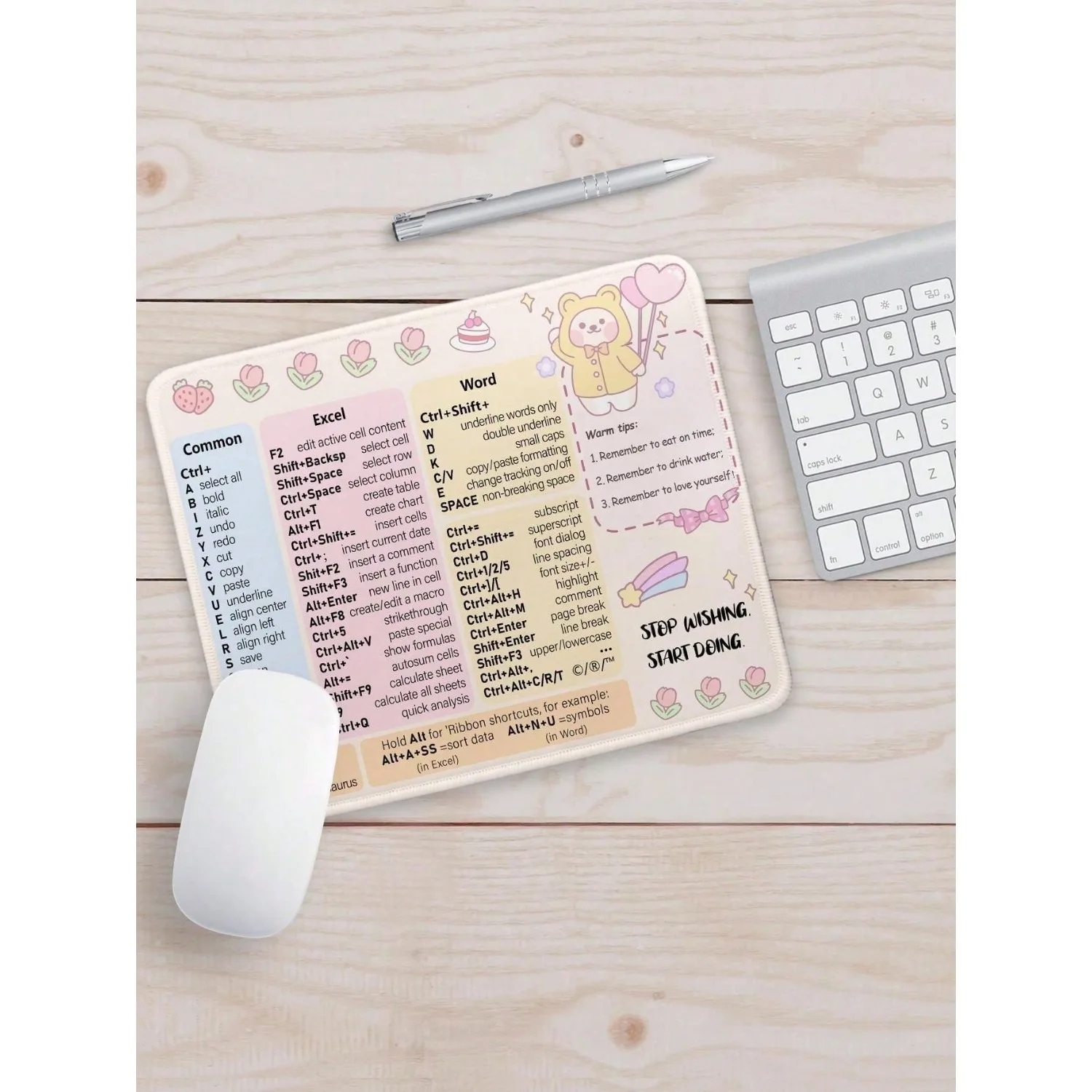 Shortcut Keys Pattern Thickened Waterproof Mouse Pad
Shortcut Keys Pattern Thickened Waterproof Mouse Pad