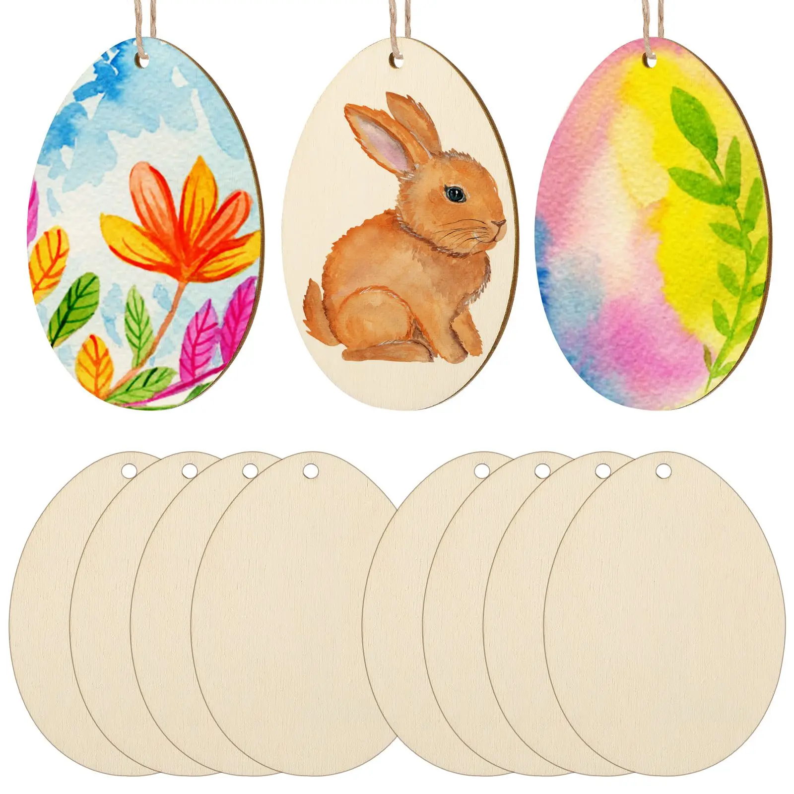 Wooden Easter Egg Pendant Vintage Ornaments Spring Tree Hanging Decorations Unfinished Crafts
Wooden Easter Egg Pendant Vintage Ornaments Spring Tree Hanging Decorations Unfinished Crafts