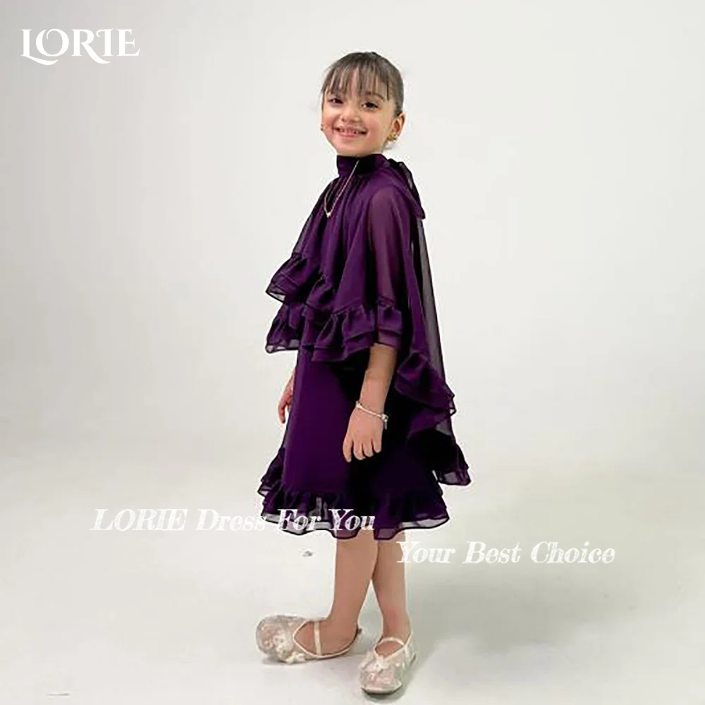 LORIE Sweet Flower Girl Dress Shiny Satin Shawl A-Line Midi Short Kids Brithday Girl Baptism Robes Customized Gril Party Dresses
LORIE Sweet Flower Girl Dress Shiny Satin Shawl A-Line Midi Short Kids Brithday Girl Baptism Robes Customized Gril Party Dresses