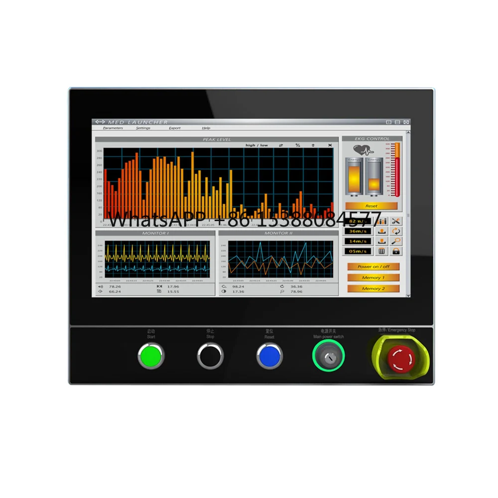 18.5 Inch Capacitive Industrial Touch Screen Display Ethercat Control Panel Industrial IP65 High Brightness