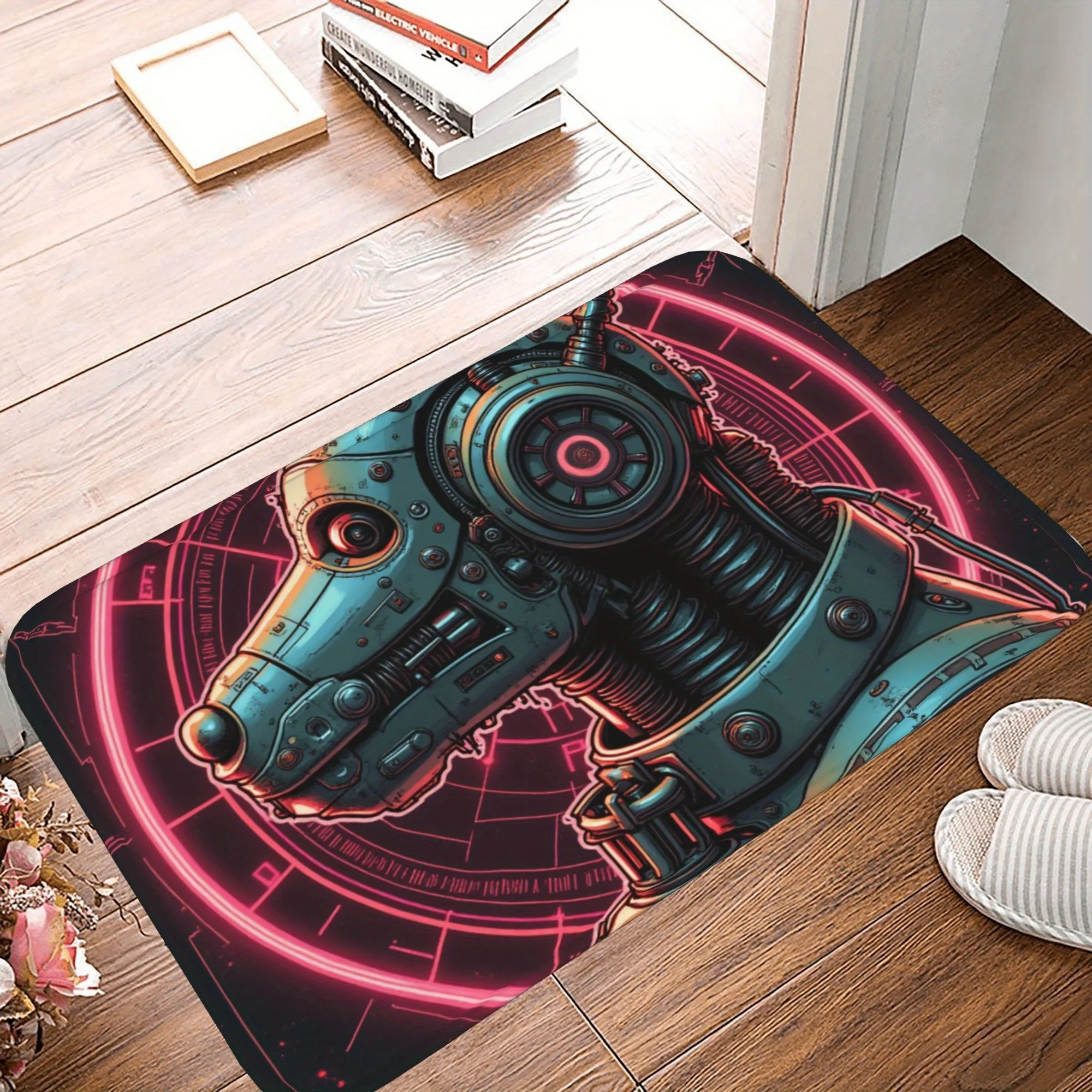 1PC Mechanical dog Kitchen Rug Non-Slip Door Mat Pop design Bathroom Rug Bath Mat Carpet for Home Sink Laundry Decoreeree
1PC Mechanical dog Kitchen Rug Non-Slip Door Mat Pop design Bathroom Rug Bath Mat Carpet for Home Sink Laundry Decoreeree