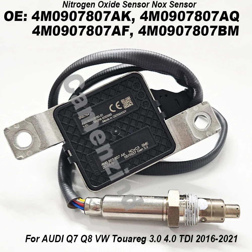 NOx Sensor 4M0907807AF 4M0907807AK 4M0907807AQ 4M0907807BM 4M0907807R For VW A-UDI Q7 4MB 4MG 3.0 TDI QUATTRO 2015-2019
NOx Sensor 4M0907807AF 4M0907807AK 4M0907807AQ 4M0907807BM 4M0907807R For VW A-UDI Q7 4MB 4MG 3.0 TDI QUATTRO 2015-2019