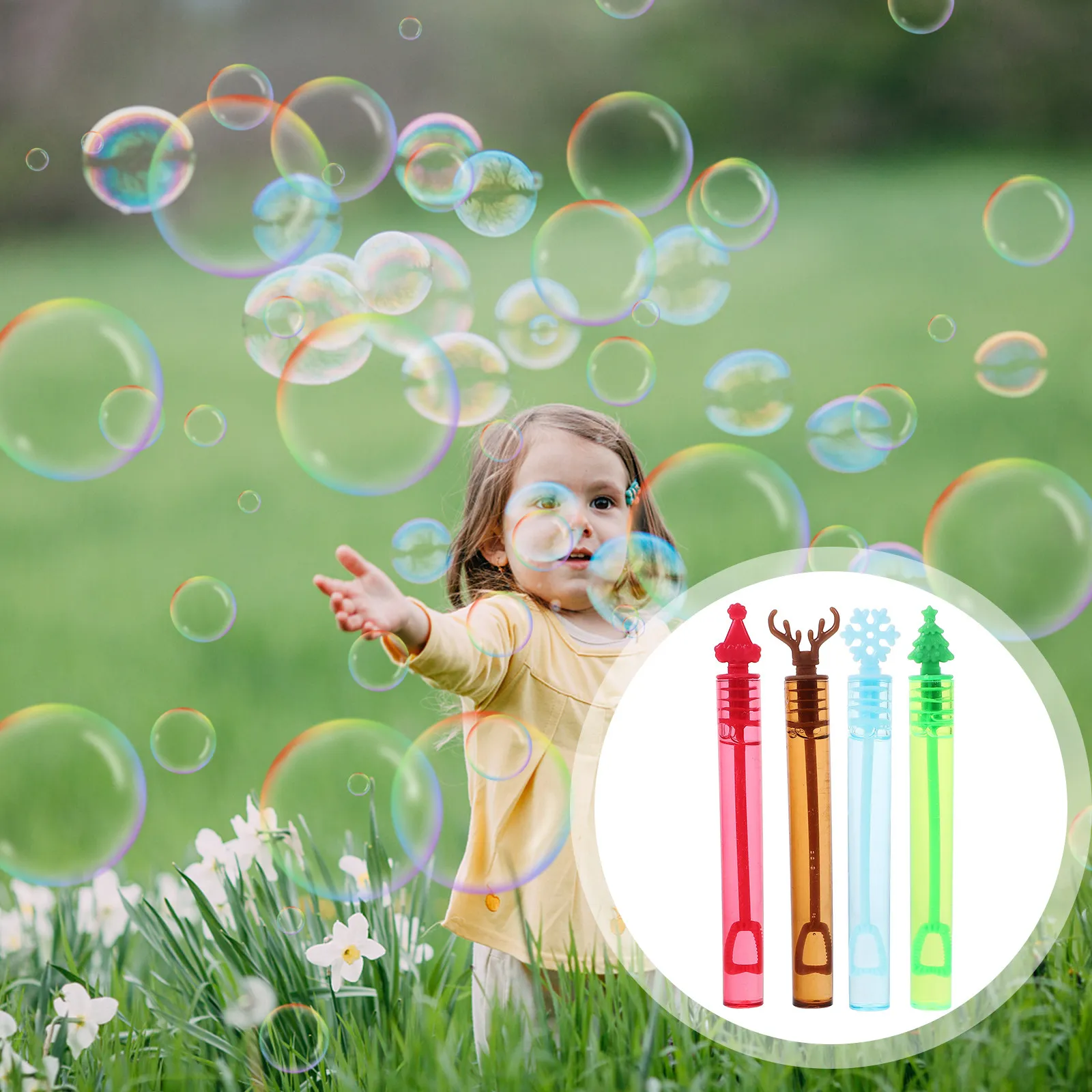 48Pcs Love Heart Bubble Wand Set Creative Lid Design Bubble Maker for Party Favor Family Outdoor Activities Summer Fun
48Pcs Love Heart Bubble Wand Set Creative Lid Design Bubble Maker for Party Favor Family Outdoor Activities Summer Fun